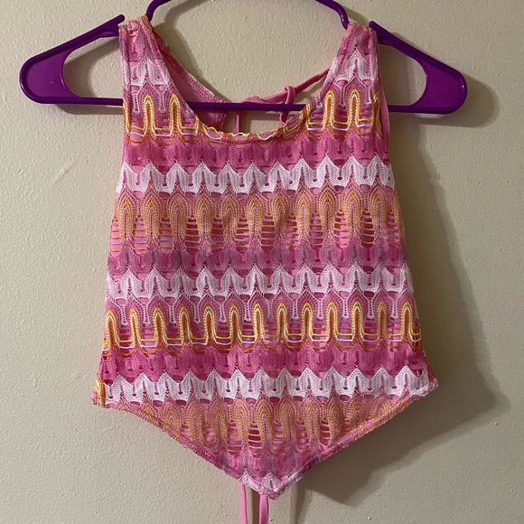 VOICE size Medium pink cropped top - Picture 2 of 5
